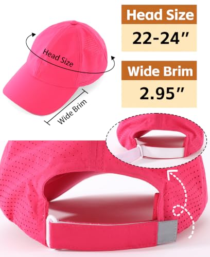 Image of Home Prefer Reflective Water Repellent Quick Dry Airy UPF50+ Sun Hat for Men Women Outdoor Sports Baseball Caps Unisex