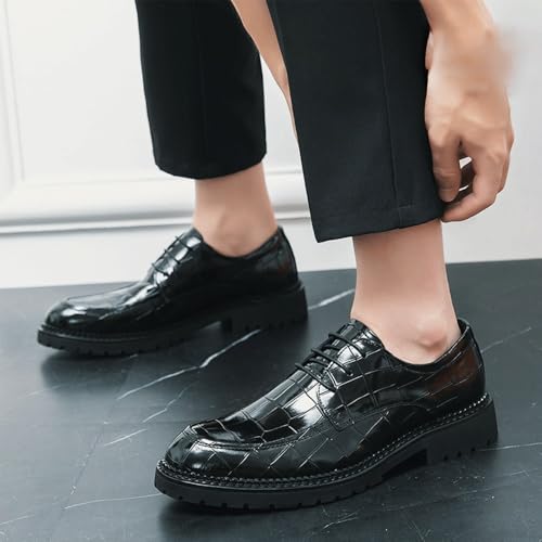 Casual Business Walking Shoes for Men British Style Men's Genuine Leather Shoes Classic Men's Casual Shoes Men's Professional Business Shoes Men's Dress Shoes2