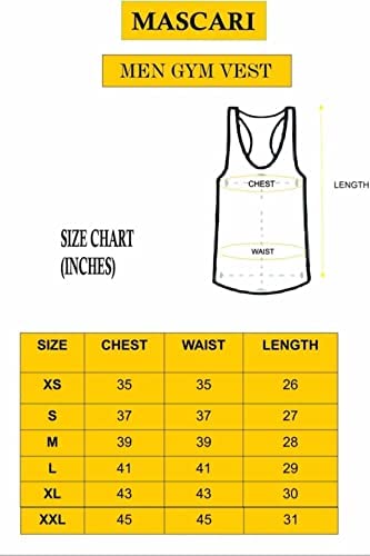 Image of MASCARI Men's Regular Sleeveless Polyester Vest | Anti-Microbial | Anti Odor, Breath tech Super Soft & Comfort Fit Gym Vest for Workout MASCARI P