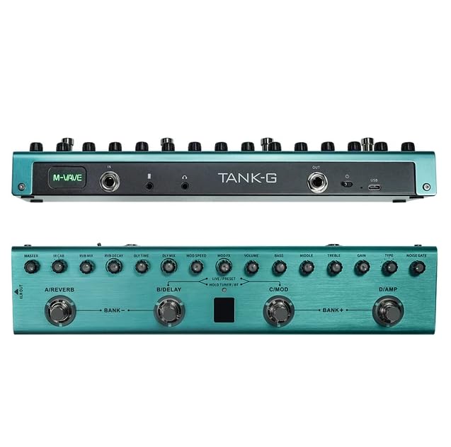 M-Vave Tank-G Rechargeable Modeling IR Cabinets Guitar Multi