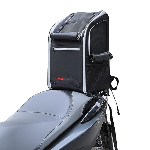 Borsa Cani Moto,Zaino Gatto,Moto Cane Gatto Carrier Borse Aggiornato Pet Carriers Portatile Capacità di Carico Pieghevole Dog Carrier Zaino