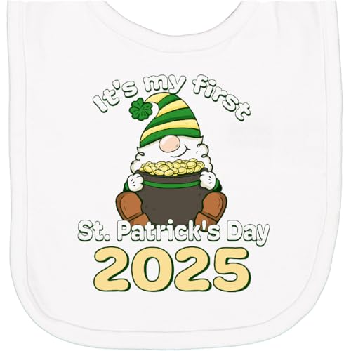 inktastic It's My First St. Patrick's Day 5 Newborn Bib