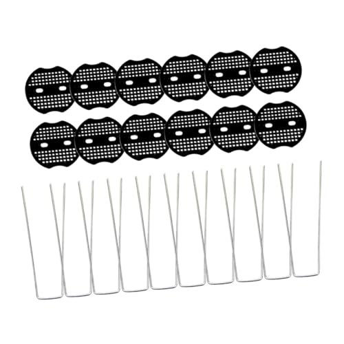 Loigohon U字型 地面ペグ 15セット ? 耐摩耗性金属製 キャンプテント固定用 デザイン芝生杭