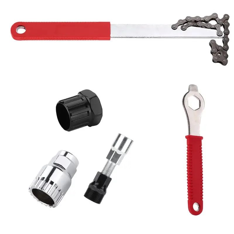 LIGHTER HOUSE� 5-in-1 Bicycle Tool Set with Freewheel Removal Tool, Sprocket Remover/Chain Whip, Crank Puller, Bottom Bracket Removal Tool Crank Puller (Combo 0f 5 Pcs.)-picture-30