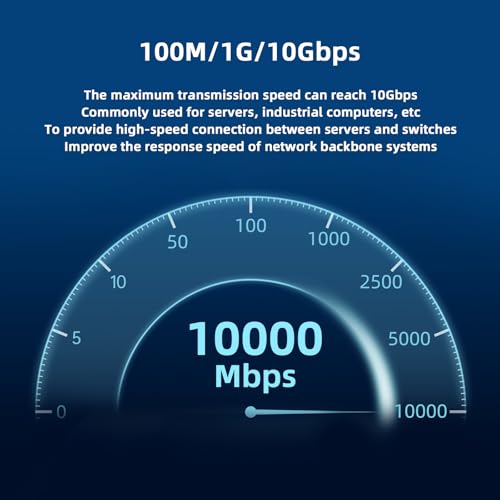 Tarjeta de Red de 4 Puertos RJ45 10Gbps PCIe x8 con Chip Intel XL710, Adaptador Ethernet 10GbE para Servidor, NAS y Conectividad LAN de Alta Velocidad, Compatible con Windows miniatura 6