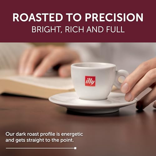 Image of illy Espresso Compatible Capsules, Coffee Pods for Nespresso Original Line Machine, Intenso Dark Roast, 100% Arabica, Premium Italian Coffee, Single Serve, 10 Count, 10 Pack | Coffee Pods for Espresso Original Line, Compatible Capsules, 100% Arabica, Premium Italian Coffee