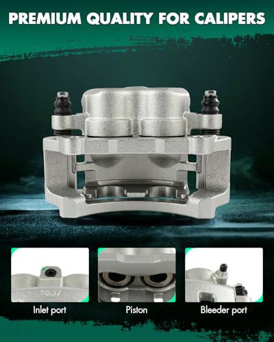Image of SCITOO 18B4896 Rear Right Disc Brake Caliper w /Bracket Fit For Dodge For Ram 3500 2003-2008,For Dodge For Ram 4000 2005-2010,For Ram For 4000 2011, Double Pistons