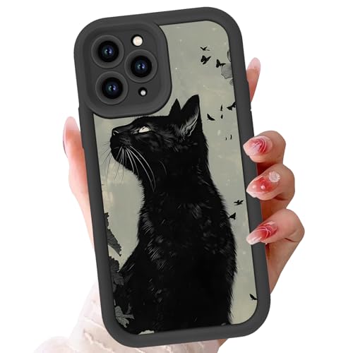 Omyzo Kawaii Funda para Samsung Galaxy A14 5G 6,6' con Cartoon Cute Gato Patrón Diseño Silicona TPU Cáscara, Ultrafina Antichoque Protectora Bumper Cover Case, Cat
