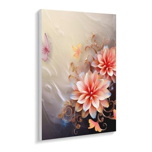 Peinture par numéro fleurs kit cadeau idéal adulte débutant RTFGHJS - 3