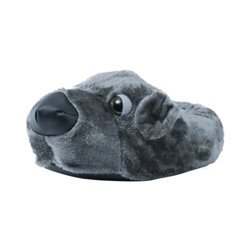 Pantoufles animaux douces pour en finir avec les pieds froids en hiver