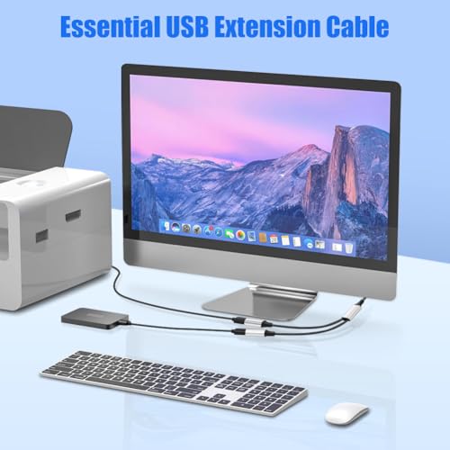 AXFEE USB C Male to Dual USB-Female Cable Adapter, Usb C to Double usb Adapter, Type C Splitter Y Cord OTG Cable, USB-C Converter for Galaxy S8 S9, Google Pixel and more Type C Devices(Silver) - Image 6