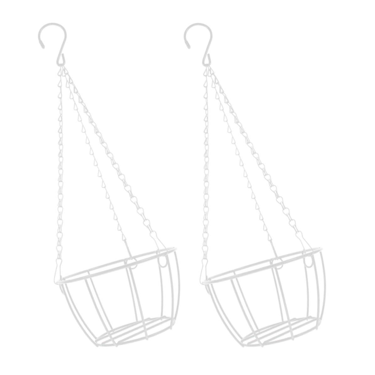 Cesta colgante de hierro para macetas MAGICLULU de diseño minimalista
