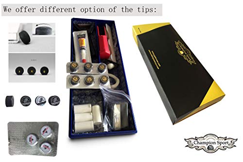 Gator Premium Pool Cue Tip Accessory Repair Kit for Billiard Stick Tips