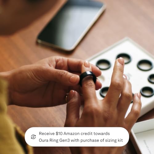 Oura Ring Gen3 Sizing Kit - Size Before You Buy The Oura Ring Gen3 - Unique Sizing, Not Standard US Ring Sizes - Receive Credit for Purchase