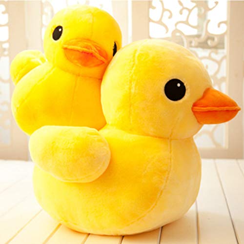 large stuffed yellow duck