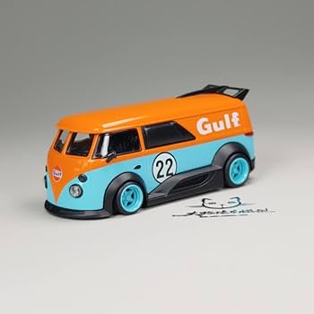 Ghost Player 1/64 フォルクスワーゲン T1 MOONEYES Volkswagen T1 Mooneyes yellow 1:64 Ghost Player diecast scale