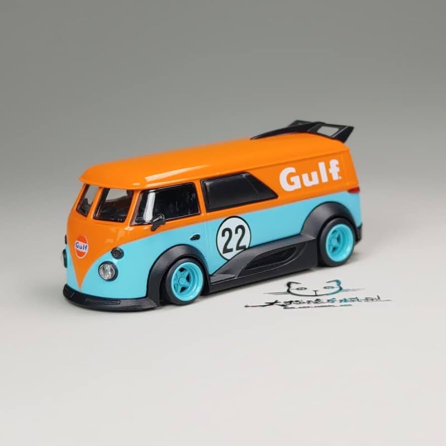 Ghost Player 1/64 フォルクスワーゲン T1 MOONEYES Volkswagen T1 Mooneyes 1:64 Ghost Player diecast scale model