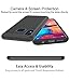 Dahkoiz for Samsung Galaxy A20/A30 Case with Tempered Glass Screen Protector, Dual Layer Drop Protection Cover Protective Phone Case for Samsung Galaxy A20/A30, Black