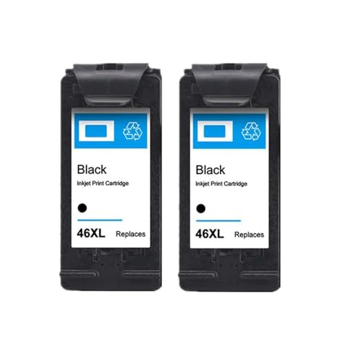 Sostituzione compatibile per cartuccia dinchiostro 46XL 46 XL per stampante a getto 2020 25202PCS nero