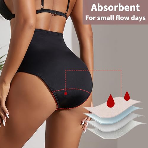 Period Swimwear Bikini - Leakproof Menstrual Swim Bottoms UPF 50+, Waterproof Swimsuit, for Women, Girls, Teens3