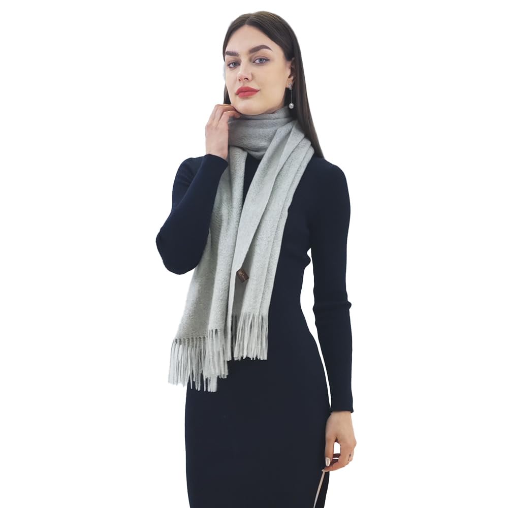 DANA XU Pashmina-Schal für Damen, 100 % Kaschmir-Wolle, extra groß, übergroße Decke mit Blumenmuster