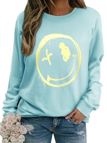 WIEIYM Tshirt Damen Rundhals Kurzarm T-Shirts Sommer T Shirt