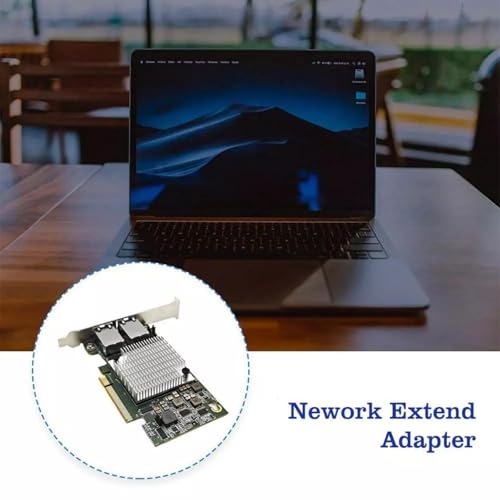 X540-T2 PCI-E X8 a Doble RJ45 Tarjeta Adaptadora de Red Extensora 10Gbps para PCs de Escritorio y Servidores miniatura 5