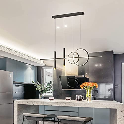 Plafonnier LED moderne pour îlot de cuisine avec télécommande et d'intensité variable - 2