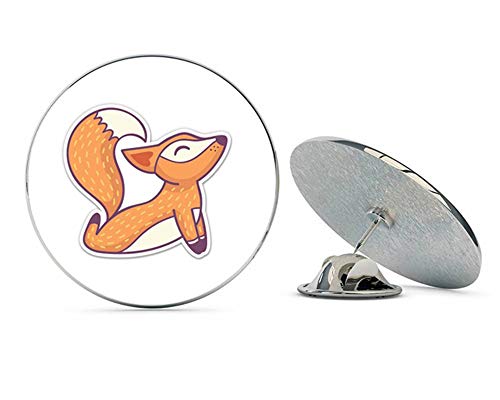 Yoga Fox Cute Pose Metal 0.75