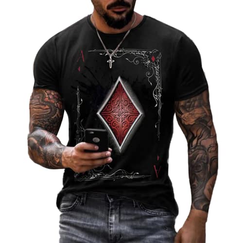 TaamlouMen's T-Shirt Graphic Fashion African Shirts for Men