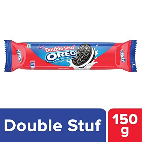 Image of Cadbury Oreo Double Stuf Creme Biscuit, 150g