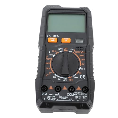 Multimètre numérique automatique pour résoudre les pannes de tension AC DC et tester la capacité