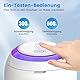Ultraschallreinigungsgerät 48000Hz Ultraschallreiniger | 24W | 180ML | Ultrasonic Cleaner mit UV Lampe Ultraschallbad für | Zahnersatz | Retainer | Aligner | Prothesen | Zahnschiene | Schmuck | (Weiß)
