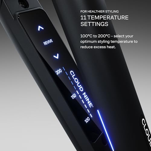 CLOUD NINE The Original Iron Hair Straightener | Variable Temperature Control | Revive Mode Mineral-Infused Plates | Digital Display 360° Swivel Cord | 200ml Magical Potion Heat Protection Spray - Image 2