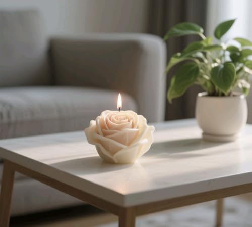 3 Stück Silikonformen Gießformen Blumen,Kerzen Formen Silikon Blumen,Rose Blumen Silikonform,Nelke Pfingstrose Silikonformen,Kerzenformen zum Gießen Blumen,für Schokolade Kunsthandwerk Dekorationen