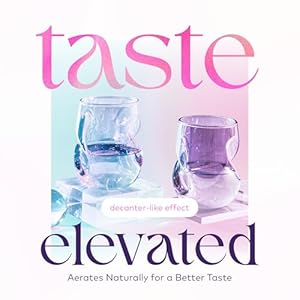 Dragon Glassware Stemless Wine Glasses - 16 oz Stemless Wine Glass Set with Finger Indentations - Set of 2 Iridescent Glassware - Aerates Naturally Dragon Glassware Stemless Wine Glasses 16 oz Stemless Wine Glass Set with Finger Indentations Set of 2 Iridescent Glassware Aerates Naturally