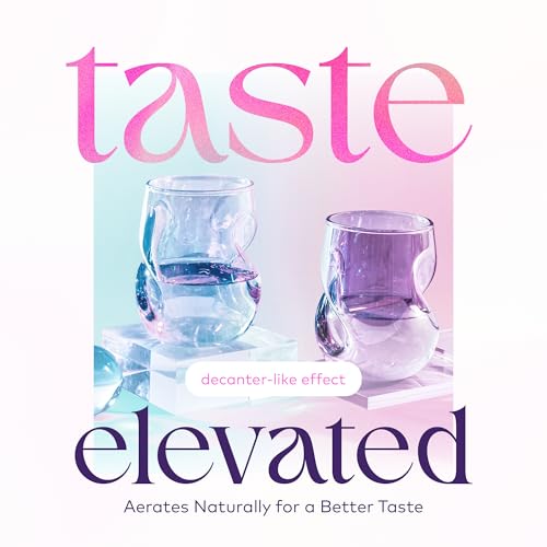 Dragon-Glassware-Stemless-Wine-Glasses-16-oz-Stemless-Wine-Glass-Set-with-Finger-Indentations-Set-of-2-Iridescent-Glassware-Aerates-Naturally Dragon Glassware Stemless Wine Glasses 16 oz Stemless Wine Glass Set with Finger Indentations Set of 2 Iridescent Glassware Aerates Naturally