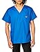 Cherokee Men's V-Neck Scrub Top, Royal, X-Large