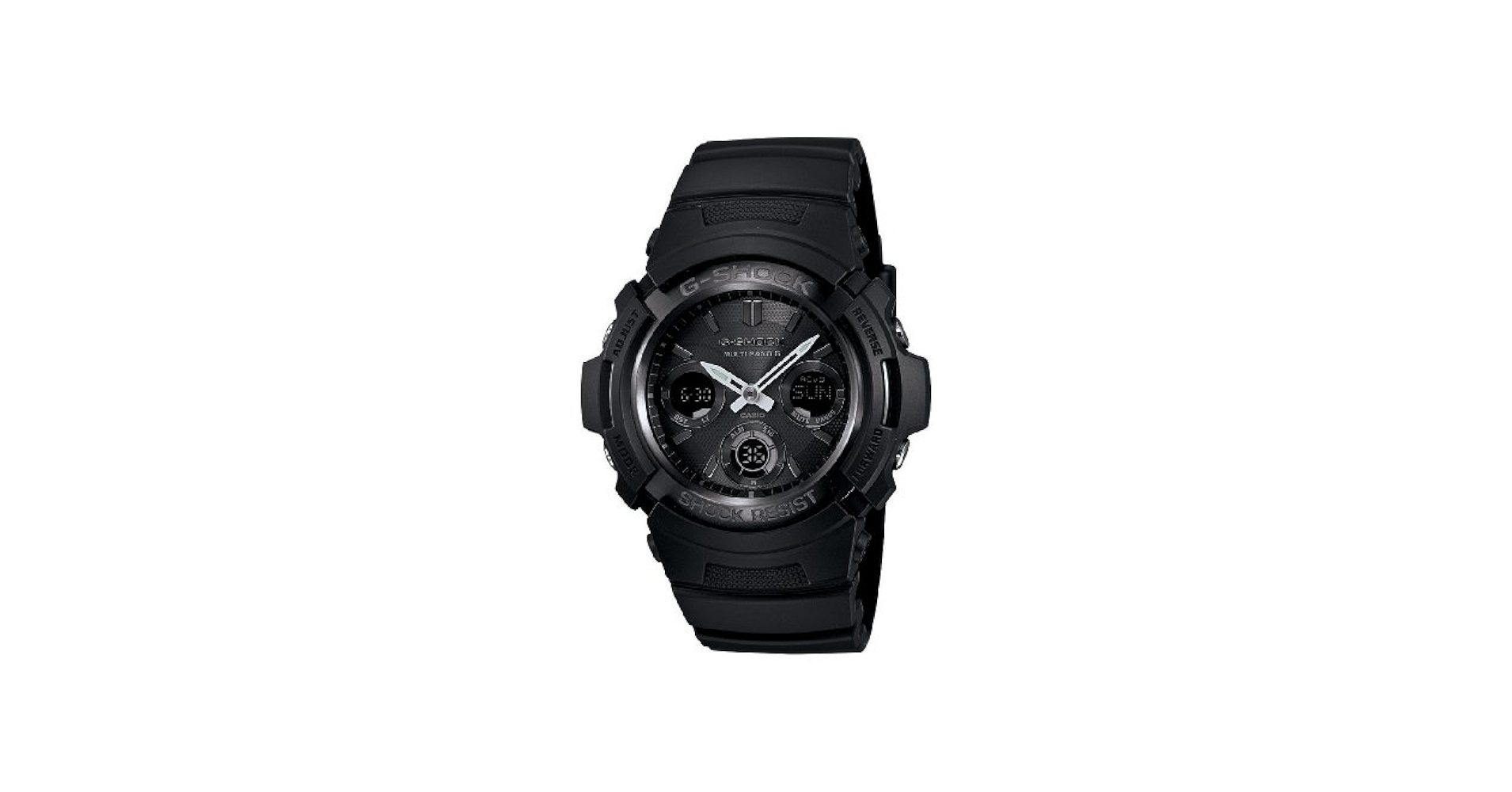CASIO G‐SHOCK AWG-M100B 電波ソーラー ブラック 楽天市場】＼10%OFFクーポン+さらに3倍☆8/20限定／ gショック