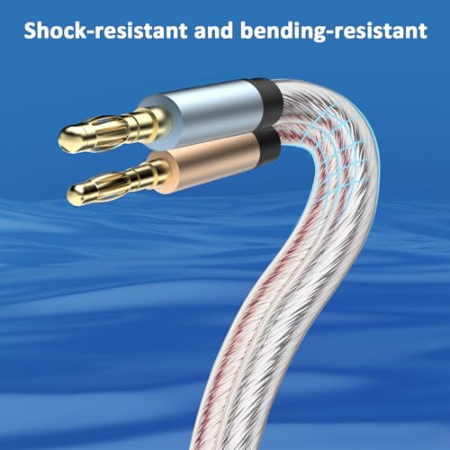 7. Bild von baolongking Hi-Fi Lautsprecherkabel, reines Kupfer, Bananenstecker, Leitungskabel (1m)
