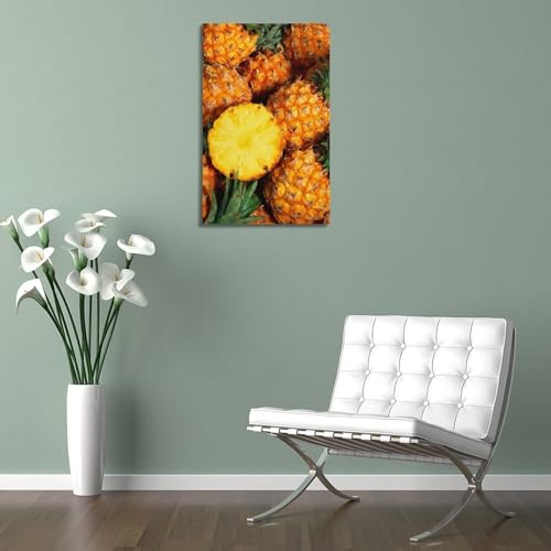 Poster ananas suspendu grand format ZHOUKEG art moderne - 5