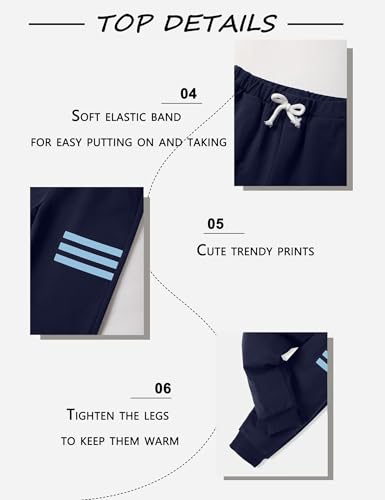 Image of Toddler Boy Clothes Long Sleeve Hoodie Sweatsuits Tops and Pants 2Pcs Boys Fall Winter Outfits Set