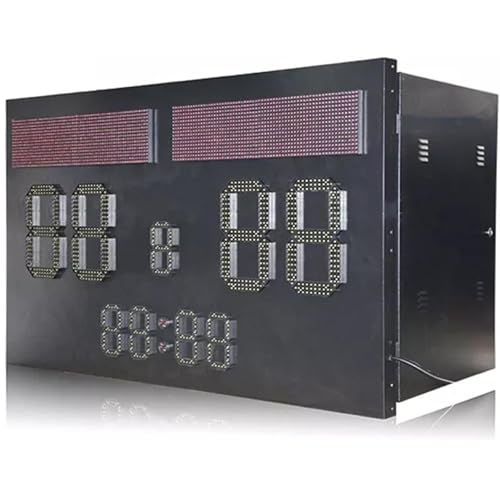 Marcador electrónico para fútbol LED tamaño 150x90 cm miniatura 4