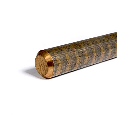932 Bronze Round Bar, Unpolished (Mill) Finish, As Cast, Sae 660, Astm B505, 0.75" Diameter, 12" Length, Onlinemetals #TOP1