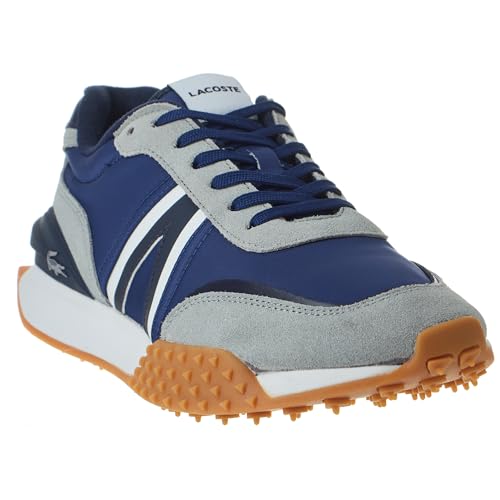 Lacoste Mens L-Spin Deluxe Sneaker, NVY/DK Gry, 82