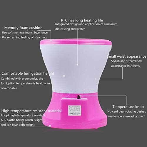 YILIAN Sitting Fumigation Instrument, Yoni Steam Seat, Vaginal Care Steamer Chair Gynecological Reproductive Womb Warm Seat for Women\'s Healthy Hip Ray - Thumbnail 3