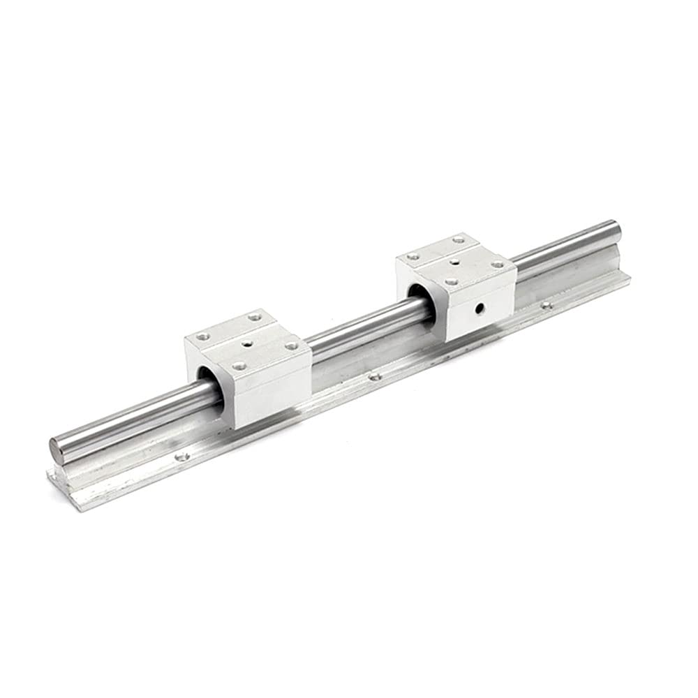 SBR12 12mm Linearschiene mit SBR12UU Linearblock 1 Schiene und 2 Blöcke,350mm