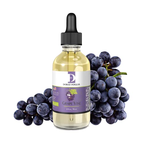 Dolce Foglia Grape Flavoring Oils - 1 Gallon Multipurpose Flavoring Oil for Candy Making, Extracts and Flavorings for Baking, Lip Balm, Ice Cream, Ultra Concentrated Ingredients