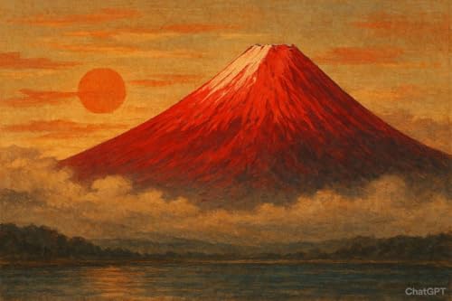 りむ様　石膏油彩画 富士山 木製額縁 サインあり 楽天市場】「黄金富士」【楽天ランキング1位獲得作品】並木
