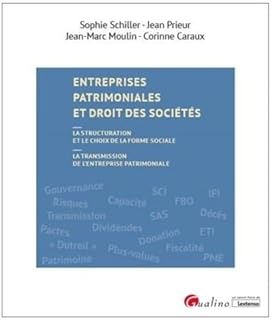Entreprises patrimoniales et droit des sociétés